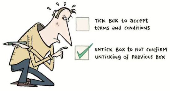 Tickbox confusion