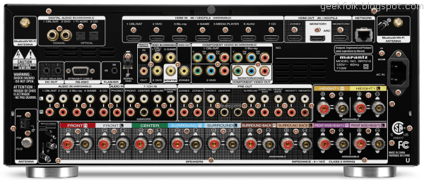 Marantz SR7010 rear