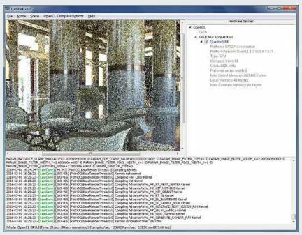 ABOVE LuxMark is an excellent test of 3D-rendering performance