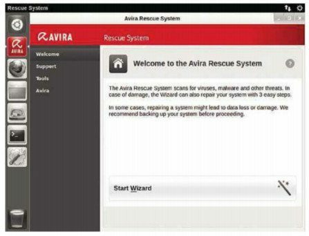 download Avira Rescue System ISO 16.11.2021