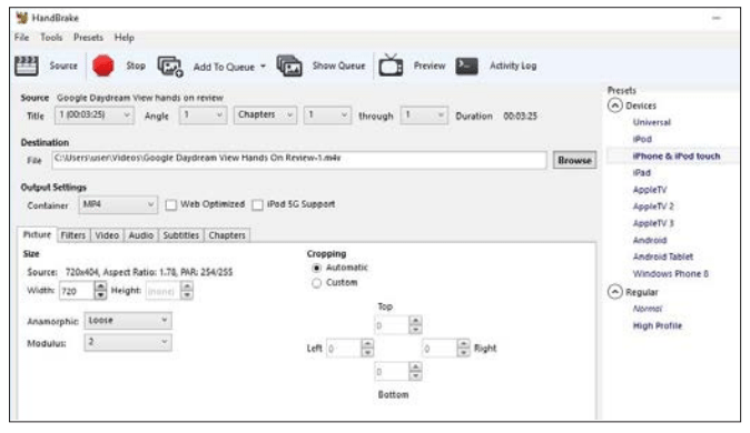 what is handbrake software