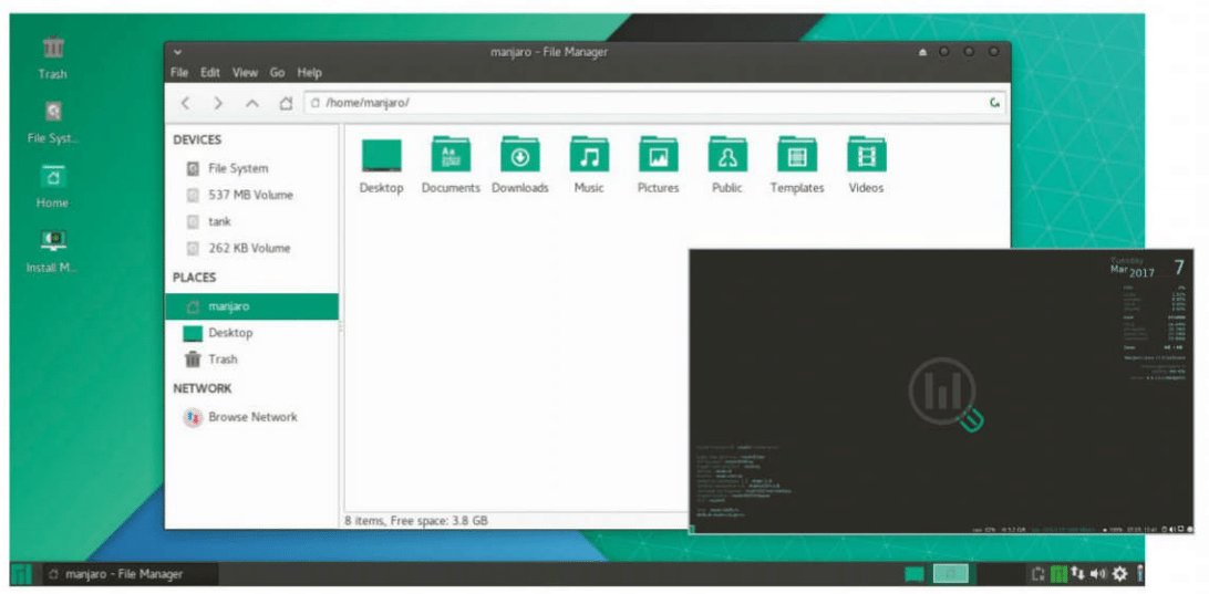 Above The Settings Manager will act as the hub for most updates in Manjaro