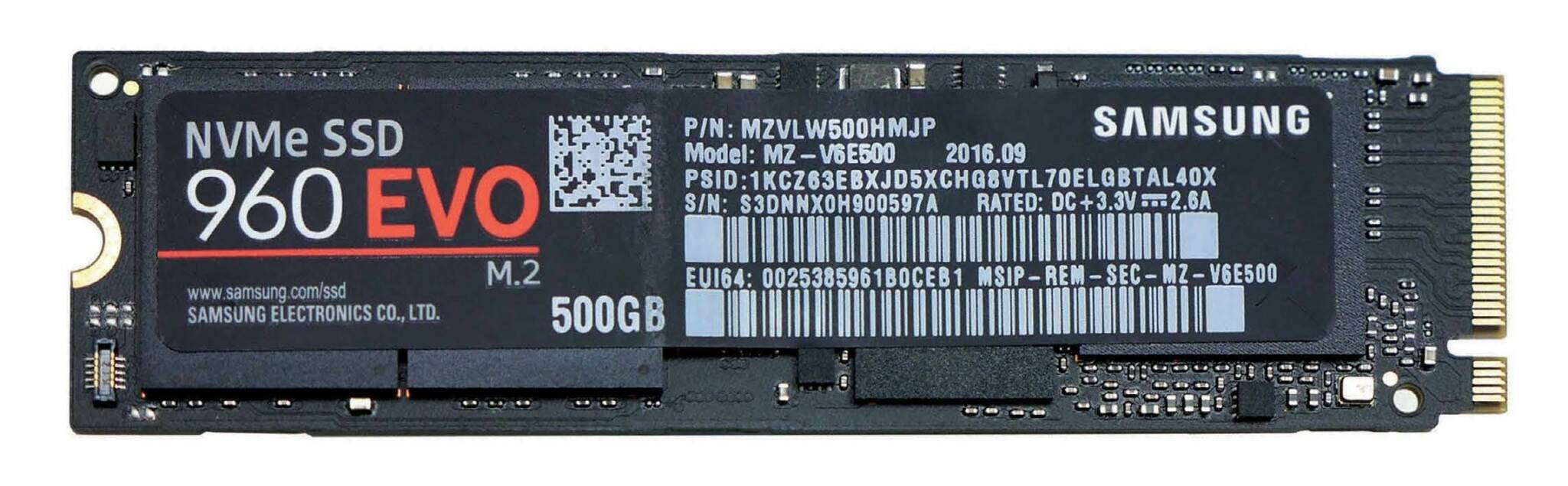 Samsung 960 Evo 500GB Review