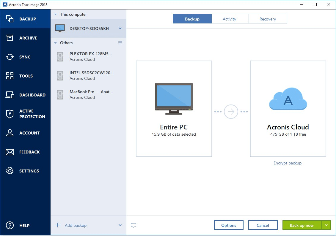 acronis true image 2018 uefi