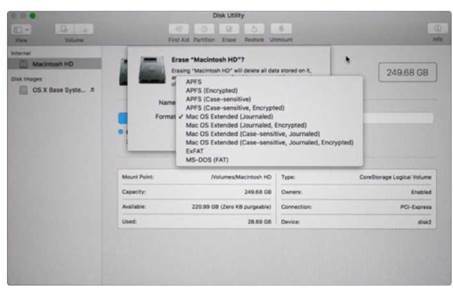 What Is The File Format For Mac Sierra Disk Utility