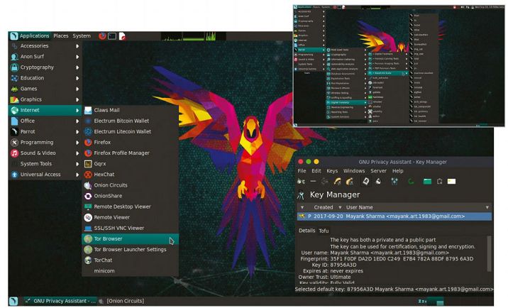 You can install and use Parrot Security as your everyday desktop as you learn the ropes of becoming an ethical hacker