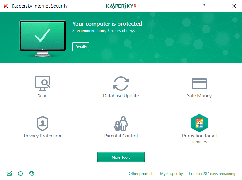 Stage browser data KASPERSKY INTERNET SECURITY 2018 Review « TOP NEW Review