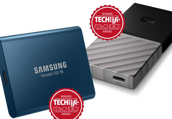 Samsung T5 Portable SSD and WD My Passport SSD