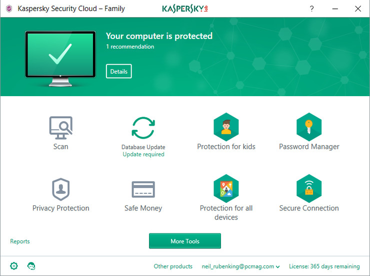 Kaspersky security cloud настройка обновлений