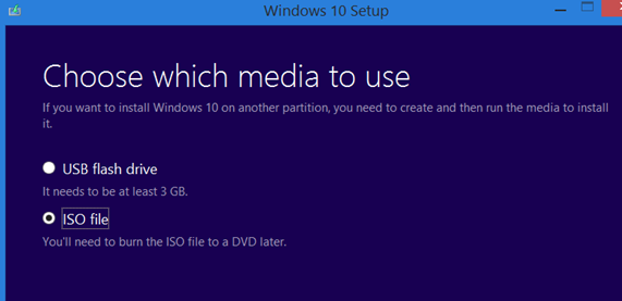 You can download Windows 10 in ISO format using the Media Creation Tool