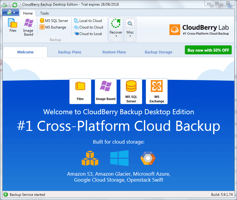 cloudberry backup g-apps