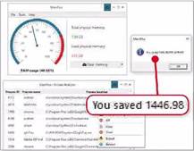 Kill pointless processes with one click - then find out how much memory you cleared