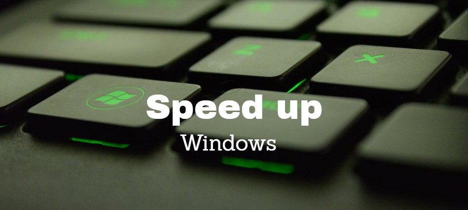 speed up windows 10 startup