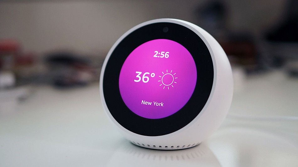 amazon echo spot smart assistant