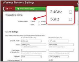 Switch off wireless while you're away to reduce the risk of being hacked