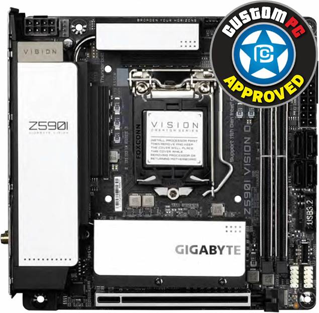 gigabyte z590i vision d review