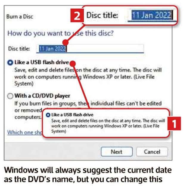 How to back up files to an external disc drive