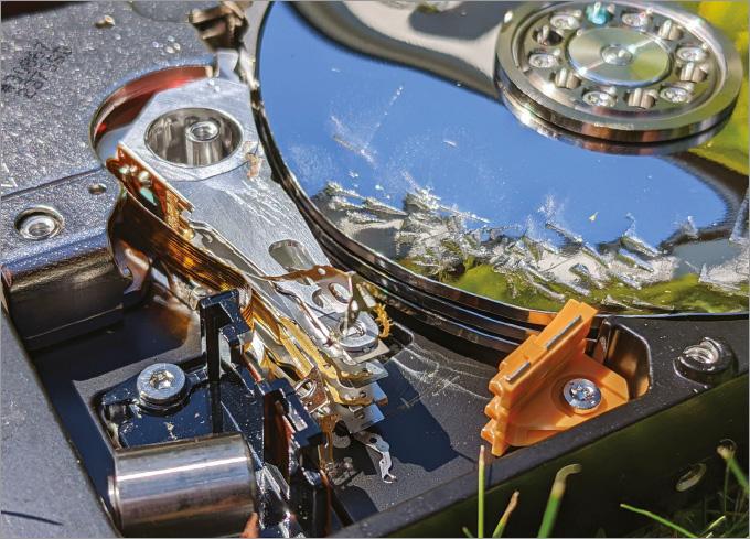 Destroy an old hard drive