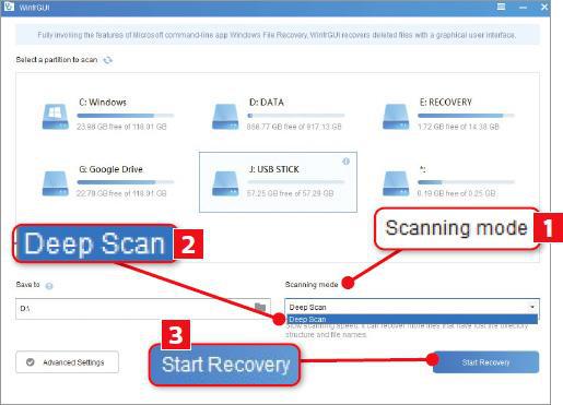 Recover deleted files for free