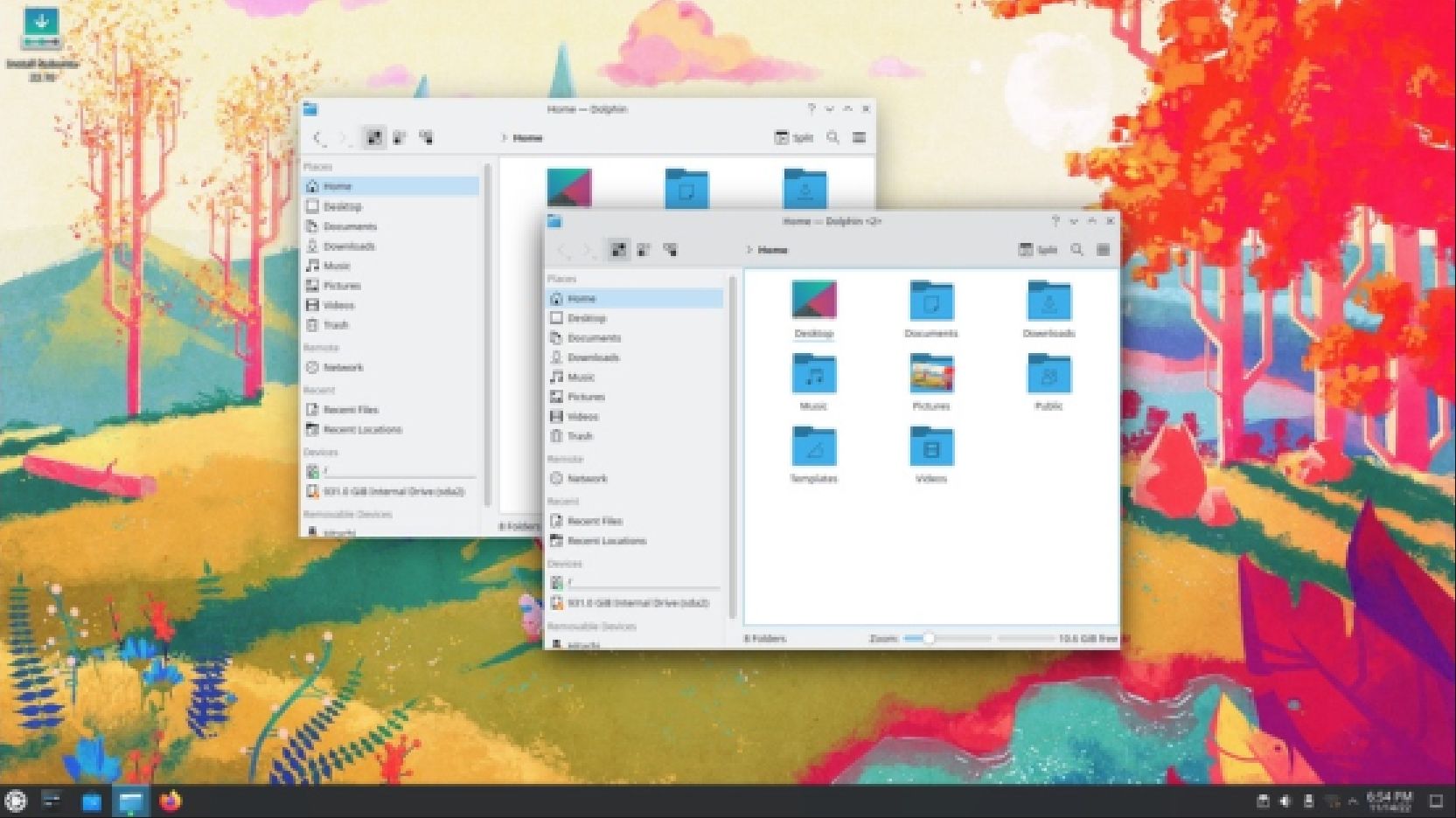 Kubuntu 22-10 Review