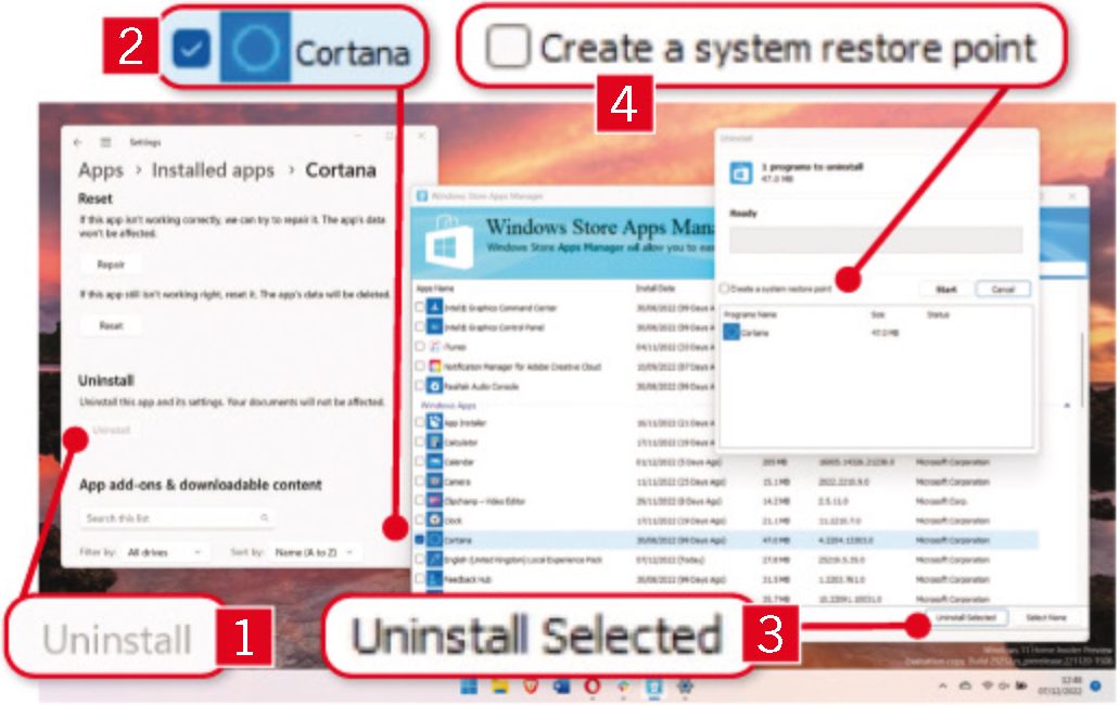 Wipe junk files using a USB stick