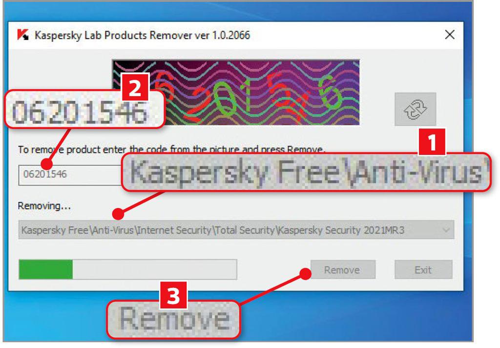 How can I remove all traces of Kaspersky