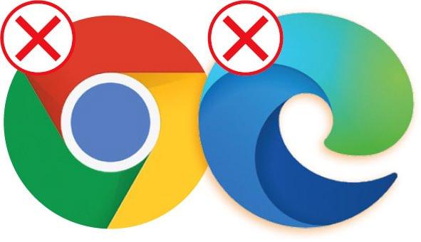 STOP USING BROWSERS THAT TRACK YOU