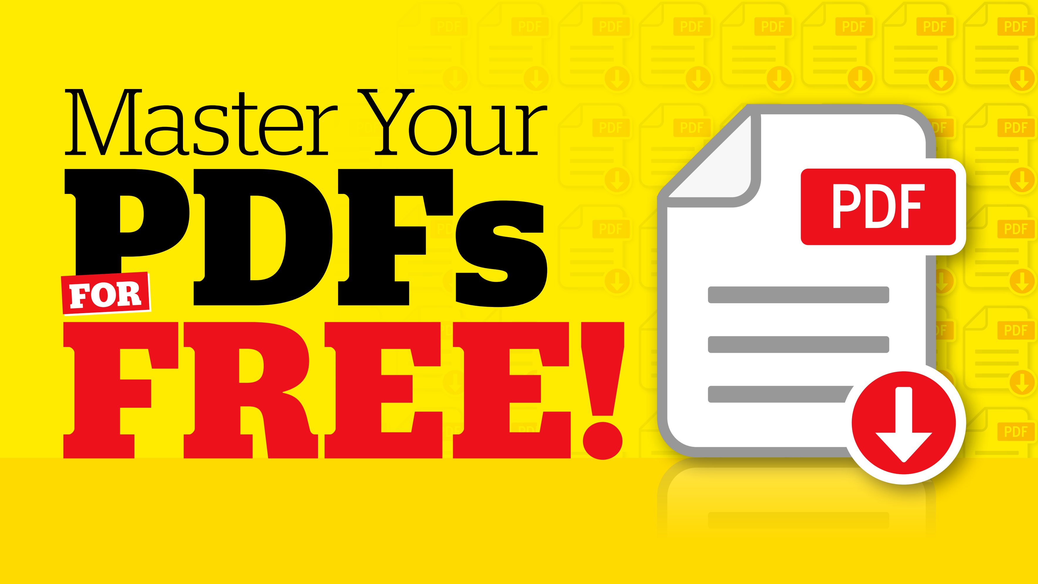 Master Your Pdfs For Free