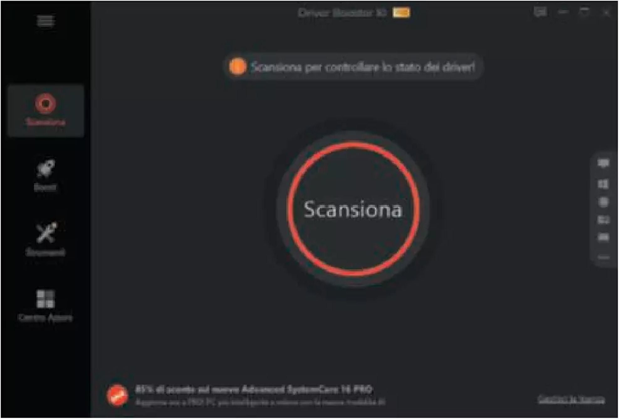 The program's interface is very intuitive; the main workflow (computer analysis and updating of obsolete elements) is completed with two clicks.